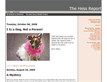 Tablet Screenshot of hessreport.harkyman.com